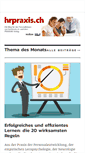 Mobile Screenshot of hrpraxis.ch